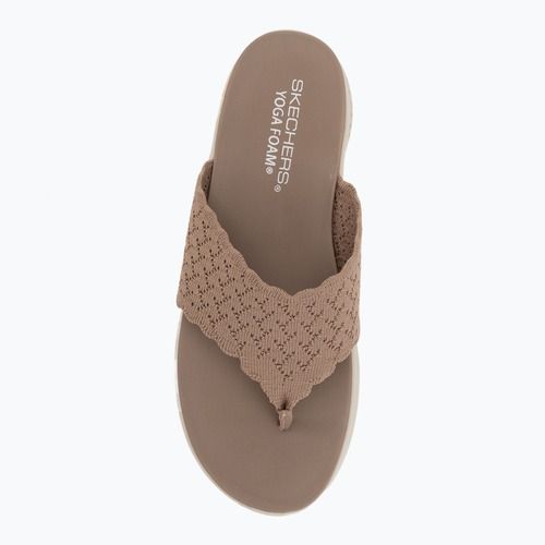 Női papucsok SKECHERS Ultra Flex 3.0 Rhythm Waves brown
