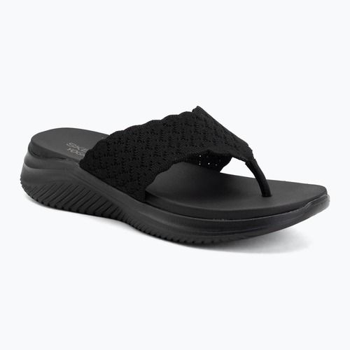 Női papucsok SKECHERS Ultra Flex 3.0 Rhythm Waves black