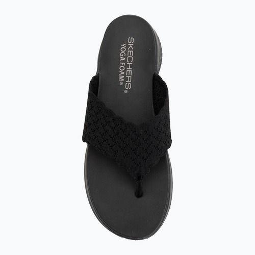 Női papucsok SKECHERS Ultra Flex 3.0 Rhythm Waves black