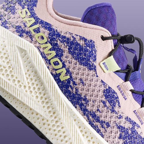 Női futócipő Salomon Aero Glide 4 GRVL shadow gray/deep blue/butterfly