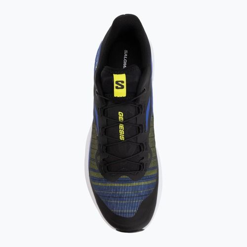Salomon Genesis férfi futócipő black/acid lime/bluing
