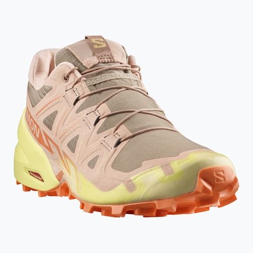 Női futócipő Salomon Speedcross 6 burro/sunny lime/almond cream