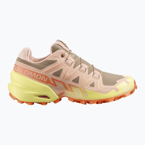 Női futócipő Salomon Speedcross 6 burro/sunny lime/almond cream