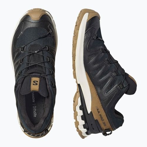 Női futócipő alomon XA PRO 3D V9 GTX Lifelong black/coyote brown/vanilla ice