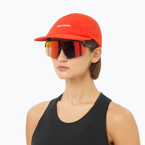Salomon Sense Aero fiery red napellenzős sapka