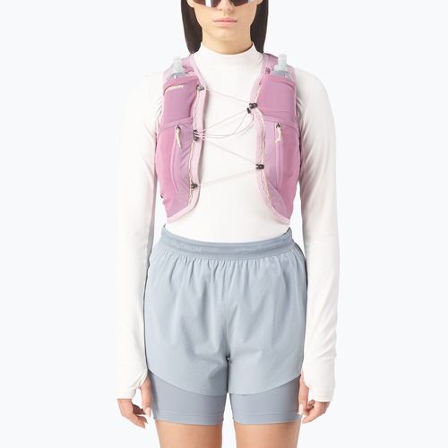 Női futómellény Salomon Active Skin 12 Set dawn pink/dusky