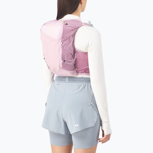 Női futómellény Salomon Active Skin 12 Set dawn pink/dusky