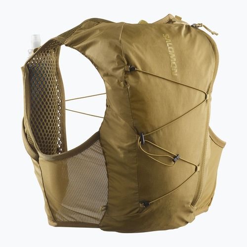 Salomon Active Skin 8 Set futó mellény brilliant olive/willow