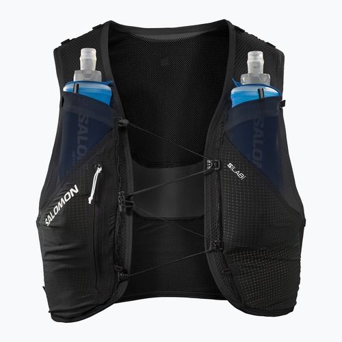 Salomon S/Lab Pulsar with 3 Flasks black/white futó mellény