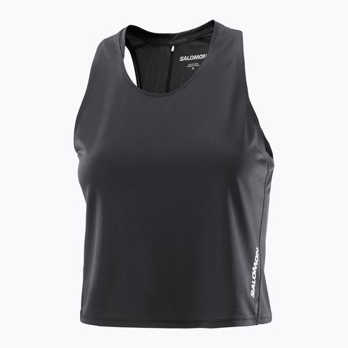Női futópóló Salomon Sense Aero Short Tank deep black