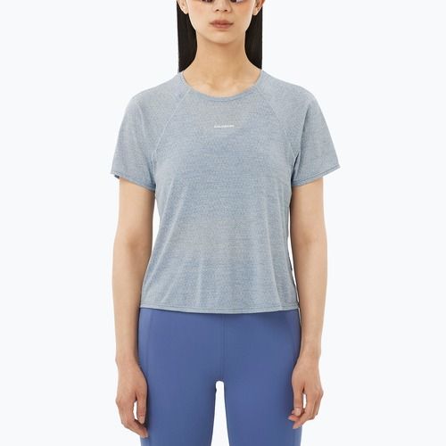 Salomon Shakeout Air Cropp női futópóló trade winds