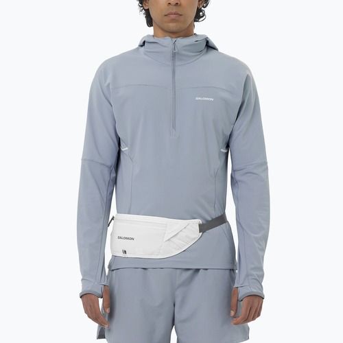 Férfi futódzseki Salomon Sense Aero Hybrid Half Zip Hooded trade winds