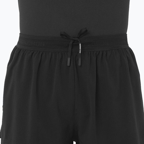 Salomon Aero férfi futóshort SPLT 3" deep black