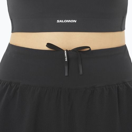 Női futóshort Salomon Sense Aero Stow 4" deep black