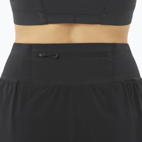 Női futóshort Salomon Sense Aero Stow 4" deep black