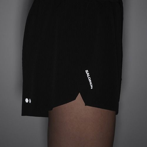 Női futóshort Salomon Sense Aero Stow 4" deep black
