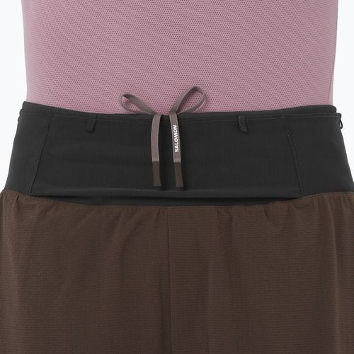 Salomon Sense Aero férfi futóshort 2IN1 5 "coffee bean"