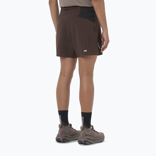 Salomon Sense Aero Stow férfi futóshort 5" coffee bean
