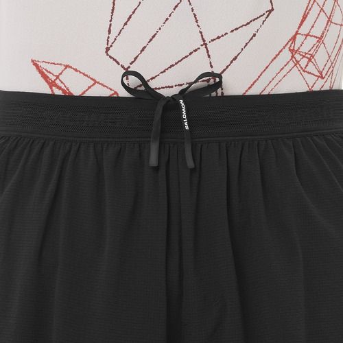 Salomon Sense Aero Stow férfi futóshort 5" deep black
