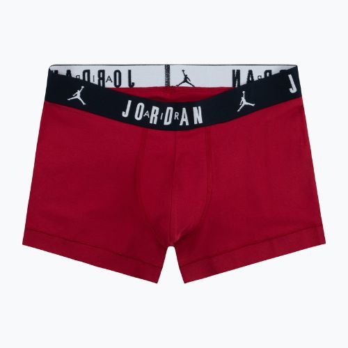 Férfi boxeralsó Nike Jrdan JHM Flight Cotton Trunk 3 pairs gym red/black