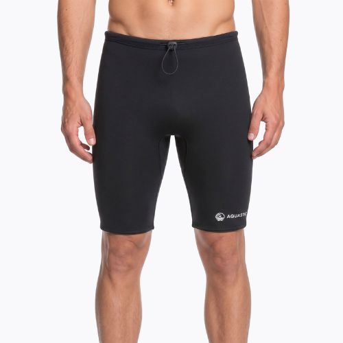 Férfi neoprén rövidnadrág AQUASTIC SeaFlex 2.0 mm fekete