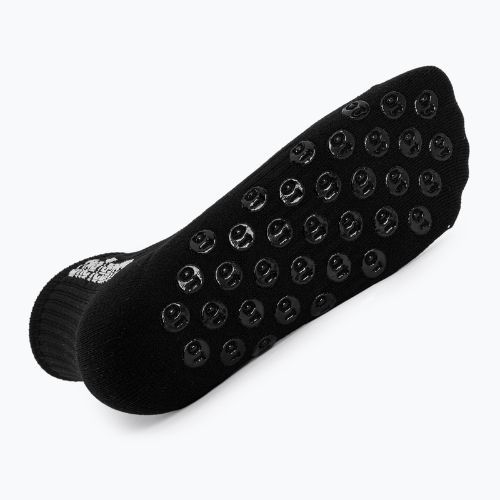 Gyerek focizokni OneTeam Precision Grip non-slip 2-pack black