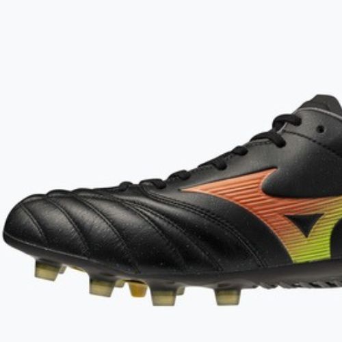 Futballcipő Mizuno Monarcida Neo III Elite FG black/lava orange/arcadia
