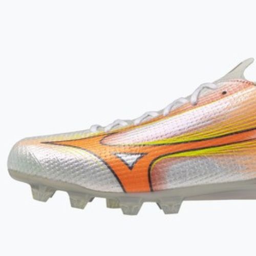 Futballcipő Mizuno Alpha III Japan FG white/lava orange/evening primrose