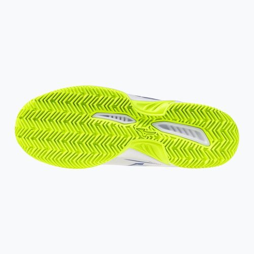 Férfi teniszcipő Mizuno Break Shot 5 CC white/dazzling blue/lightning