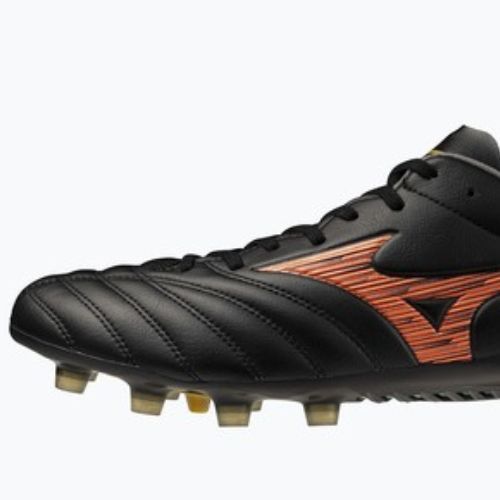Futballcipő Mizuno Monarcida Neo III Pro FG black/lava orange/arcadia
