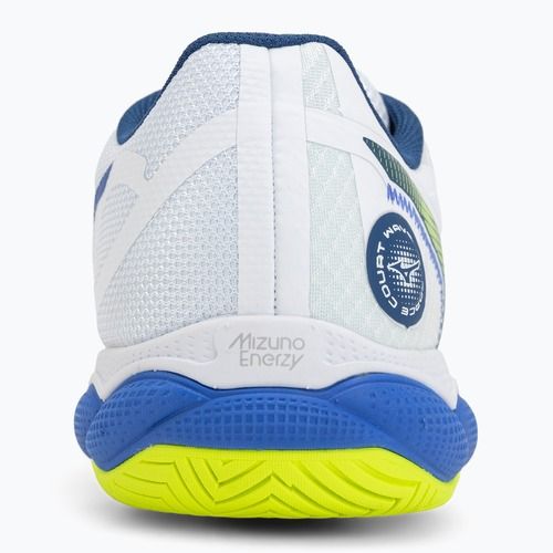 Férfi teniszcipő Mizuno Wave Enforce Court AC white/dazzling blue/lightning