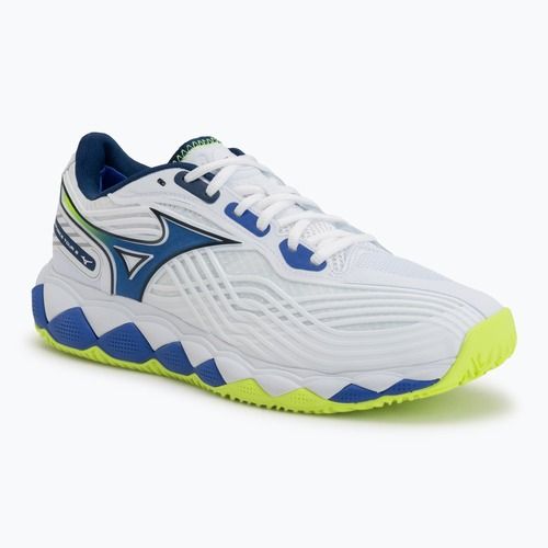 Teniszcipők Mizuno Wave Enforce Tour 2 CC white/dazzling blue/lightning