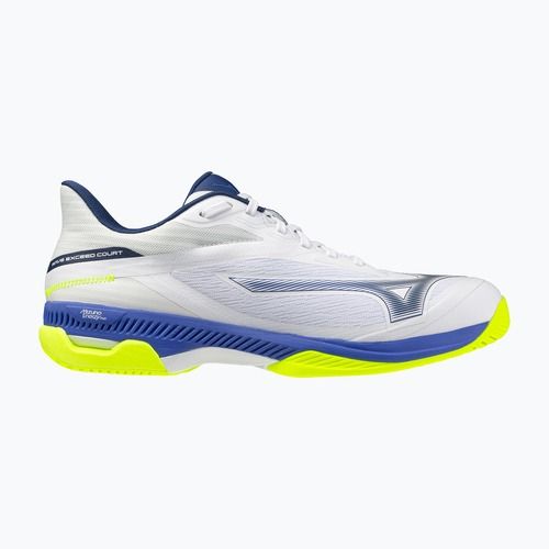 Teniszcipők Mizuno Wave Exceed Court AC white/dazzling blue/lightning