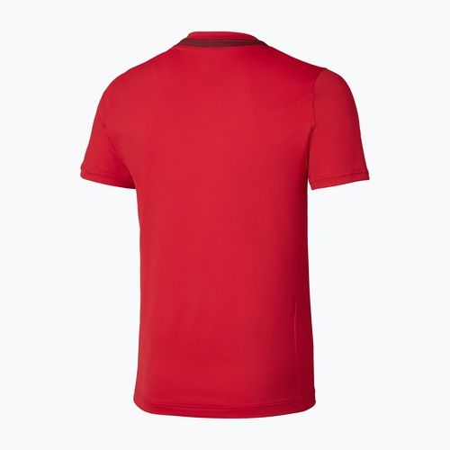 Férfi teniszpóló Mizuno 62GAA001 Tee fiery red