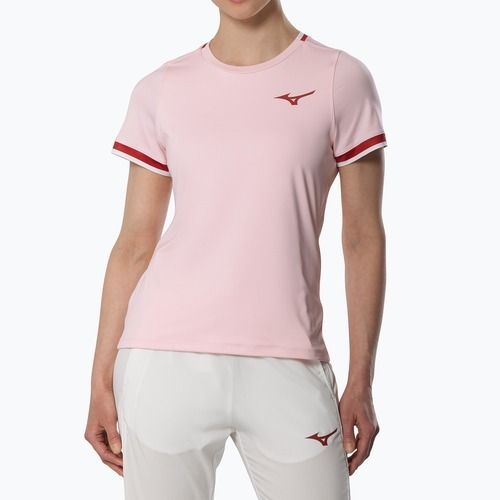 Női teniszpóló Mizuno Stargazer Tee pinkesque