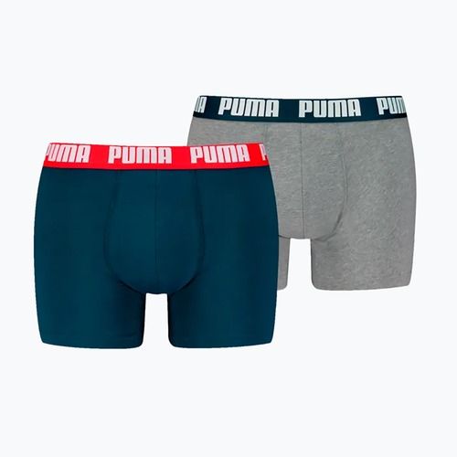 Férfi boxeralsó PUMA Everyday Basic 2 pairs navy/grey