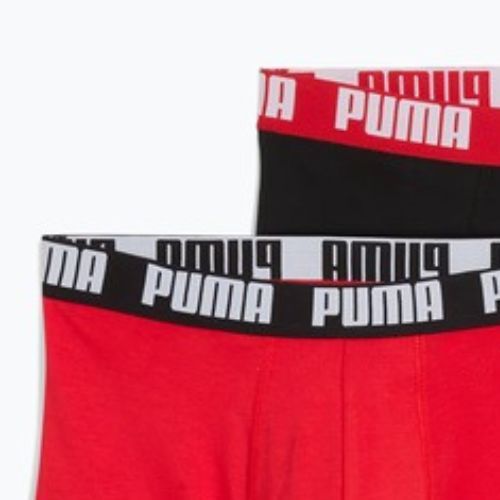 Férfi boxeralsó PUMA Everyday Basic 2 pairs red/black