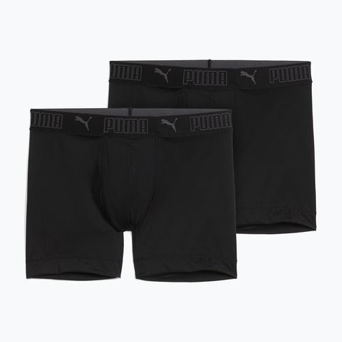 Férfi boxeralsó PUMA Sport Microfiber 2 pairs black