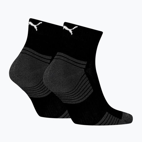 Zokni PUMA Sport Cushioned Quarter 2 pairs black