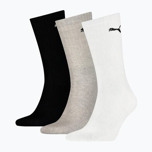 Zokni PUMA Sport Crew Lightweight 3 pairs white/grey/black