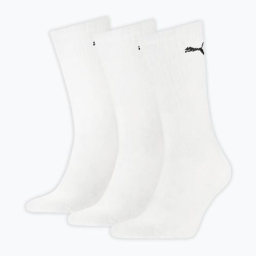 Zokni PUMA Sport Crew Stripe 3 pairs white