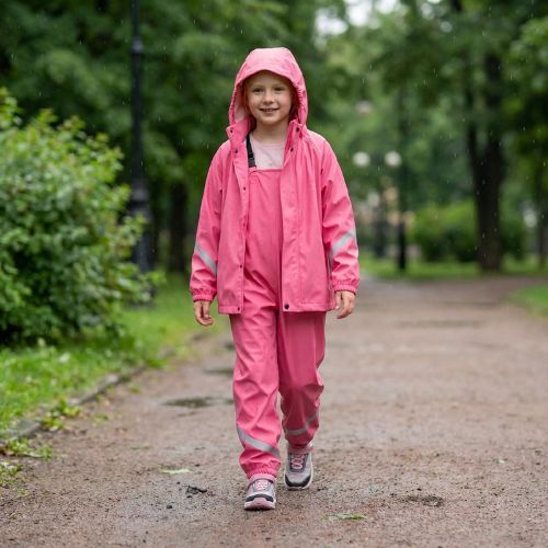 Gyermek esőnadrág KADVA AquaLock JR membrán 5000 rózsaszín