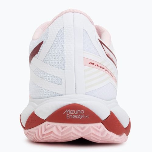 Női teniszcipő Mizuno Wave Enforce Tour 2 CC white/pinkesque/barbados/cherry