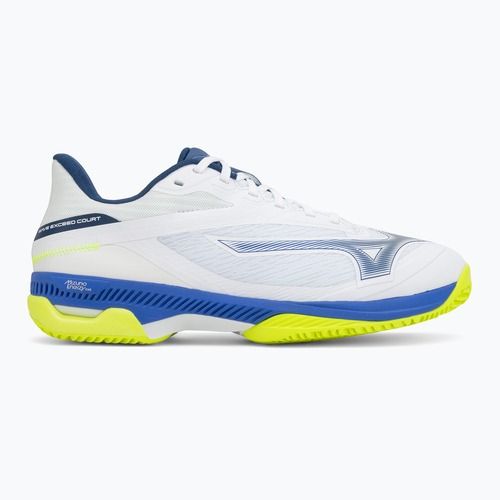 Teniszcipő Mizuno Wave Exceed Court CC white/dazzling blue/lightning