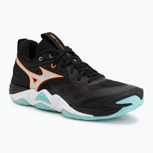 Röplabda cipő Mizuno Wave Momentum Elite black/tangelo/ice green