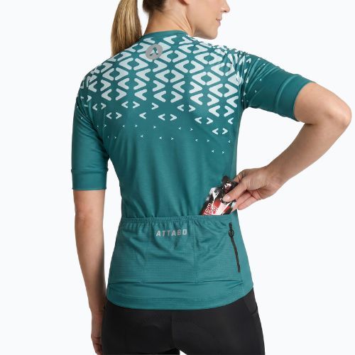 Női kerékpáros mez ATTABO Tevi WMNS green