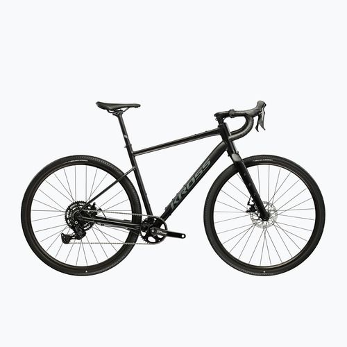Gravel kerékpár KROSS Esker 1.0 black/graphite/matte