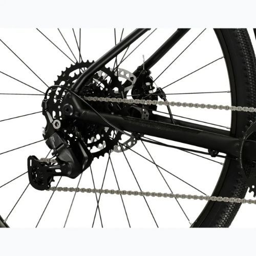 Gravel kerékpár KROSS Esker 1.0 black/graphite/matte