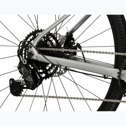 Gravel kerékpár KROSS Esker 1.0 grey/graphite/matte