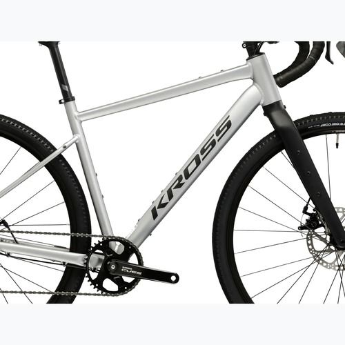 Gravel kerékpár KROSS Esker 1.0 grey/graphite/matte